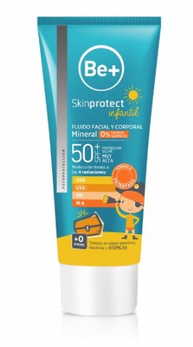 Be+ skin protect ultrafluido mineral infantil spf50+ (1 envase 100 ml)