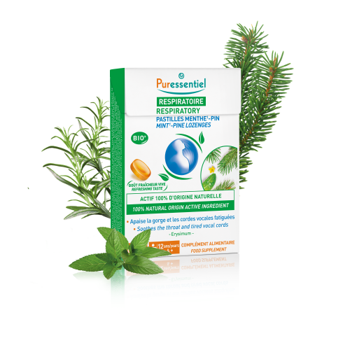 Puressentiel pastillas garganta menta-pino 20pastillas
