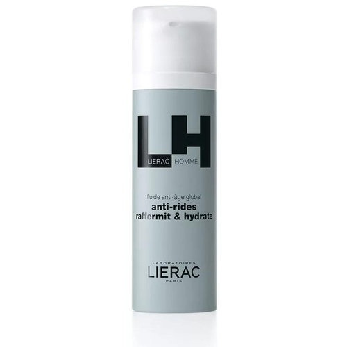 Lierac hombre fluido antiedad antiarrugas hidratante y reafirmante 90% natural 50ml