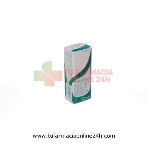 RESPIBIEN FRESHMINT 0,5 mg/ ml SOLUCION PARA PULVERIZACION NASAL, 1 envase pulverizador de 15 ml