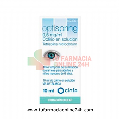OPTISPRING 0,5 MG/ML COLIRIO EN SOLUCION , 1 frasco de 10 ml