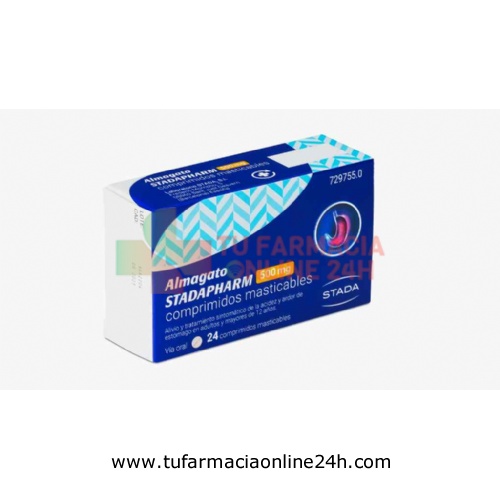 ALMAGATO STADAPHARM 500 MG COMPRIMIDOS MASTICABLES 24 comprimidos