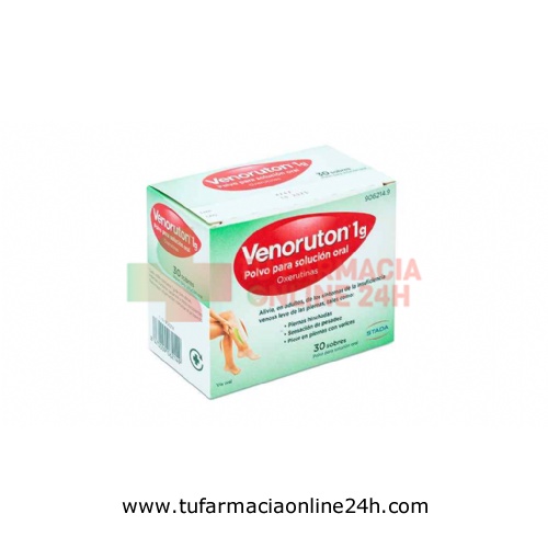 VENORUTON OXERUTINAS 1 G POLVO PARA SOLUCION ORAL, 30 sobres