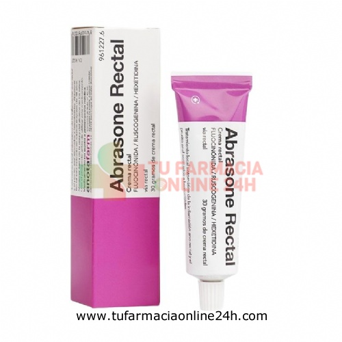 ABRASONE RECTAL, CREMA RECTAL  , 1 tubo de 30 g