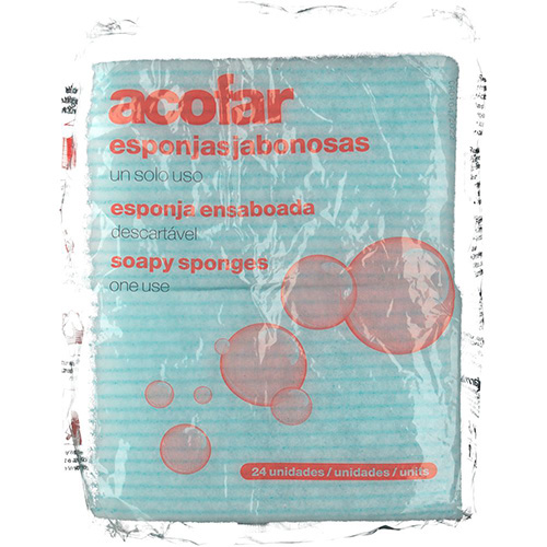 Acofar esponja enjabonada desechable  24 esponjas
