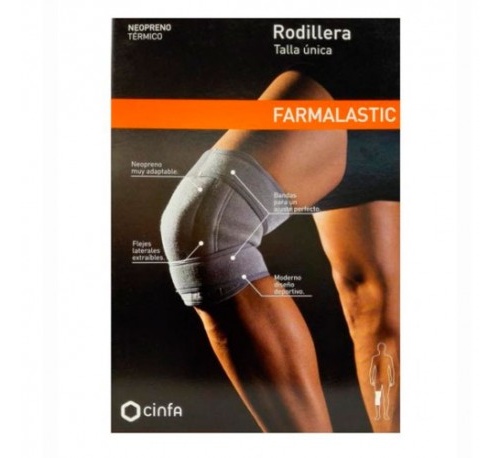 Rodillera - farmalastic neopreno (1 unidad talla unica)