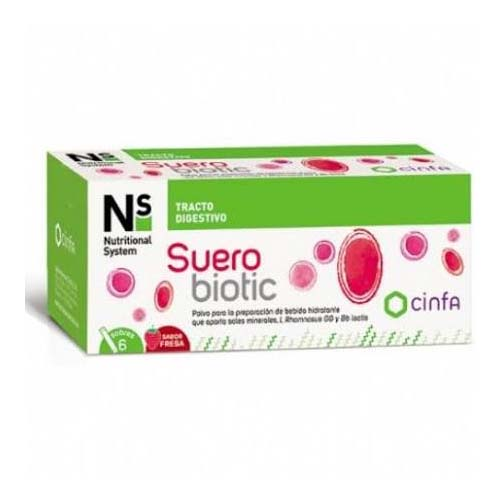 Ns florabiotic sueropro+ (6 sobres 4,250 g sabor fresa)
