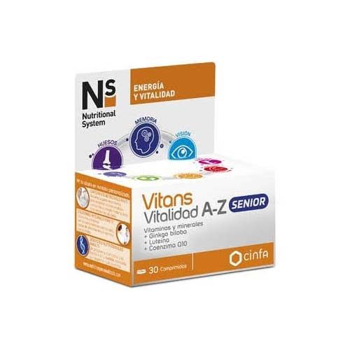 Ns vitans vitalidad a-z senior (30 comprimidos)