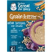Gerber avena integral con ciruela (1 estuche 250 g)