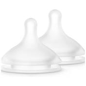 Tetina silicona fisiologica - suavinex (flujo s 2 unidades)