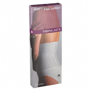 Faja abdominal multibanda monofilamento - farmalastic (1 unidad talla grande color blanco)