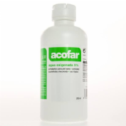 Agua oxigenada - acofar (5% 1 frasco 250 ml)
