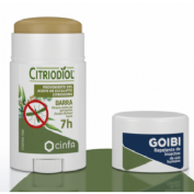 Goibi citriodiol barra repelente de insectos de uso humano  1 barra 50 ml - repelente