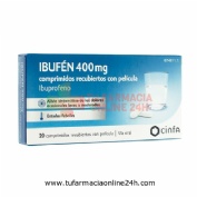 IBUFEN 400 mg COMPRIMIDOS RECUBIERTOS CON PELICULA 20 comprimidos