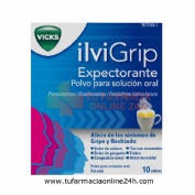 ILVIGRIP EXPECTORANTE  POLVO PARA SOLUCION ORAL, 10 sobres